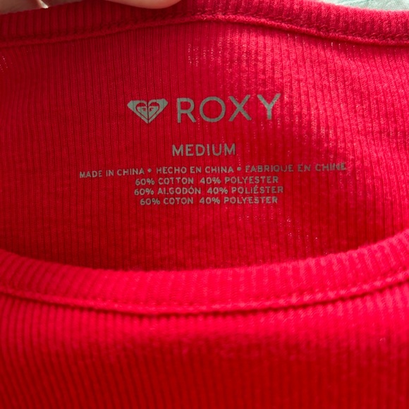 Women’s Roxy Red T-shirt- Size M - Picture 4 of 4